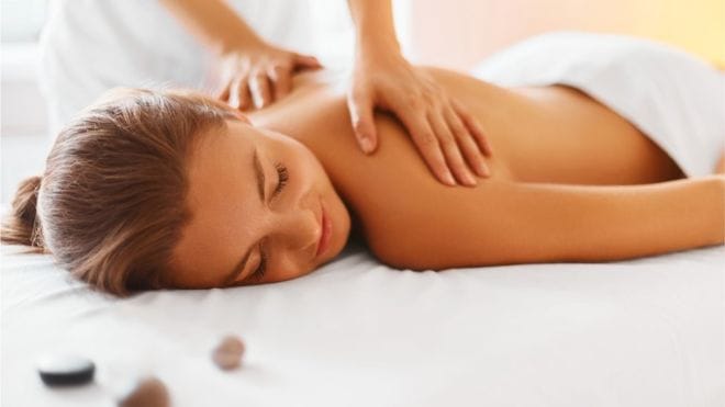 Spa parlor: People ask us, where you're touching