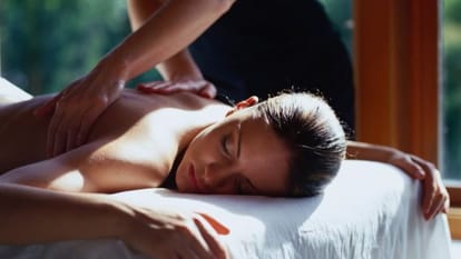 Spa parlor: People ask us, where you're touching