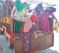 jaat aandolan, women, help, verious work, kaithal