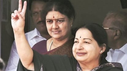 Sasikala's first night in prison