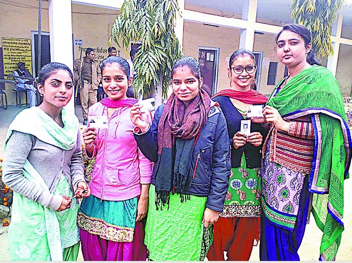 Enthusiasm shown by young people to vote