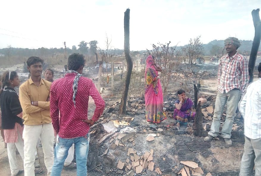 80 Cottege Burns As Fire Broke Out at Una, Himachal.