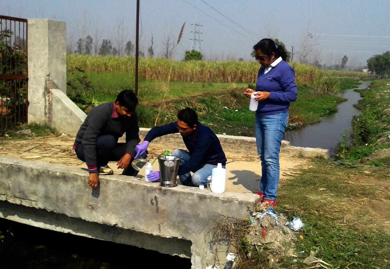 NGT-Pollution Control Board took water samples.