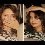madhuri dixit spotted with her husband and without makeup