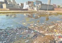 Broken roads and dirt Alam, people angry, Ambala