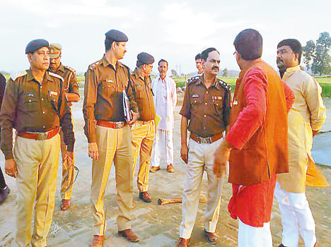 The inspection of the venue of CM