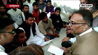 Student movement over in Allahabad University