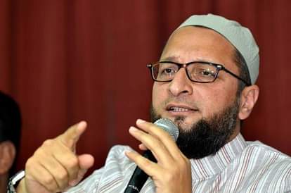 asaduddin owaisi raised questions on naresh agarwal during rally in hardoi