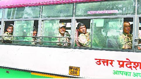 EVMs were held in semi-military forces