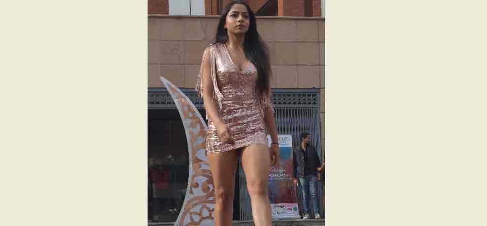 Fashion show  by students in amity university 