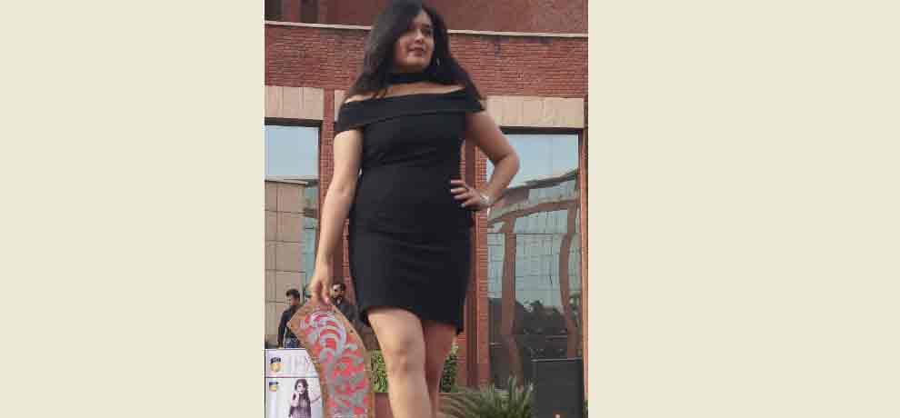 Fashion show  by students in amity university 