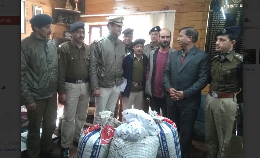 Kullu Police Caught Foriegn Citizen with 3.50 Crore Drugs.