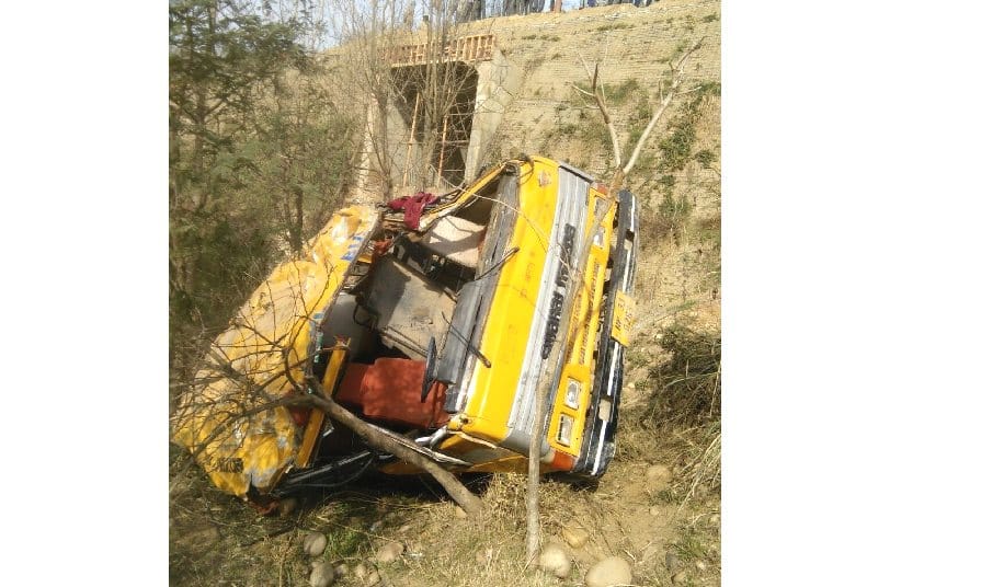 School Bus Falls into Gorge at Sundernagar, Himachal.