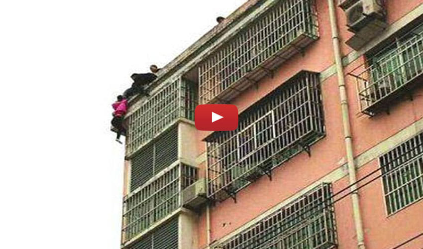 Man Saved His Wife From Suicide By Grabbing Her Ponytail