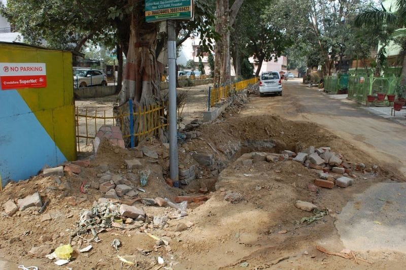 Roads not telling the story of the unfinished development