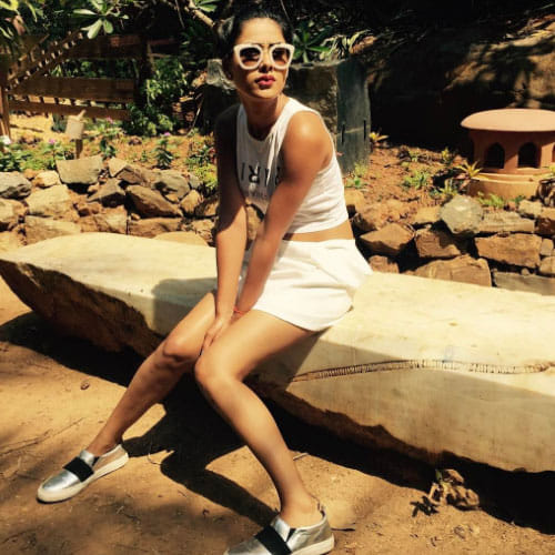 nia sharma posted a controversial video with a baby boy