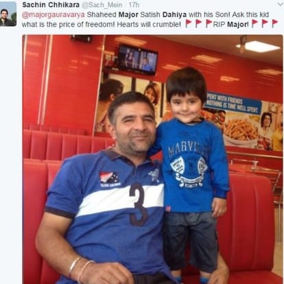 Major Dahiya's anniversary gift came after his death for his wife