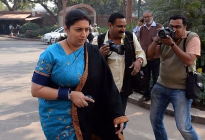 where missing Smriti Irani to UP elections?