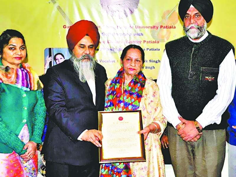 Punjabi University, function, Dr. Surinder Kapila, "the Punjab Rattan Award Music ', Patiala