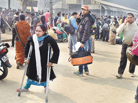 Chaos reigns, polling parties left