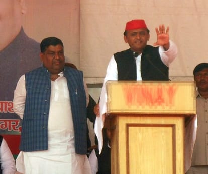 cm akhilesh yadav rally in barabanki