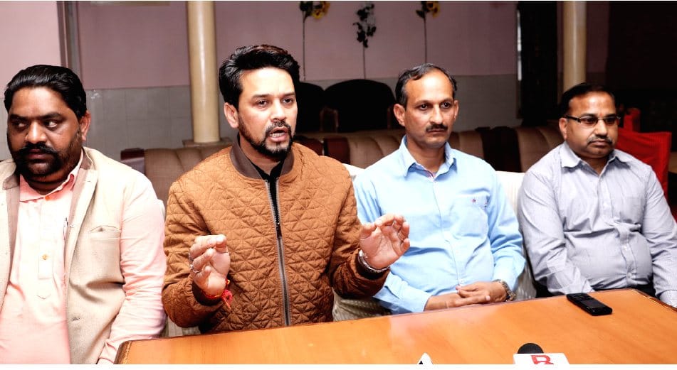 Anurag Thakur Target Virbhadra Singh at Una Rally.