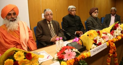 Balbir Singh Seechewal honored by the Punjab university