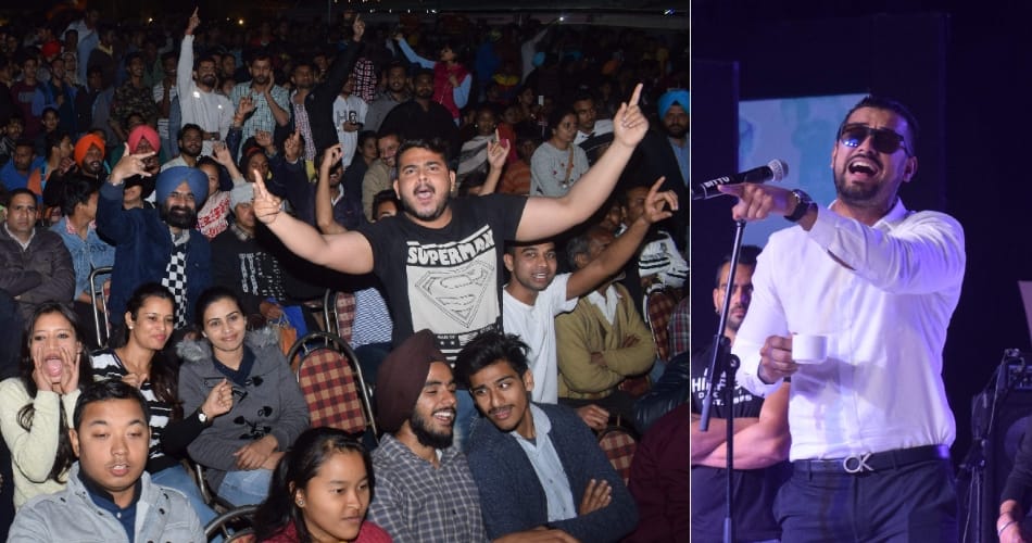 Garry sandhu performed in rose festival, chandigarh news
