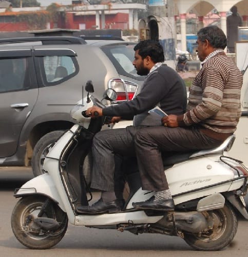 Ignoring traffic rules