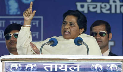 mayawati attacks bjp govt in banda rally 