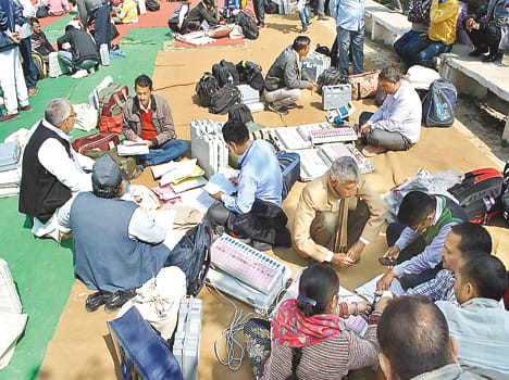 1273 polling parties reached at booth