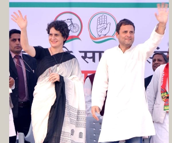 Priyanka seems silence after the alliance of SP-Congress priyanka 