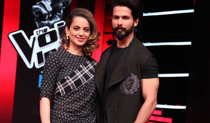 kangana got angry in live show