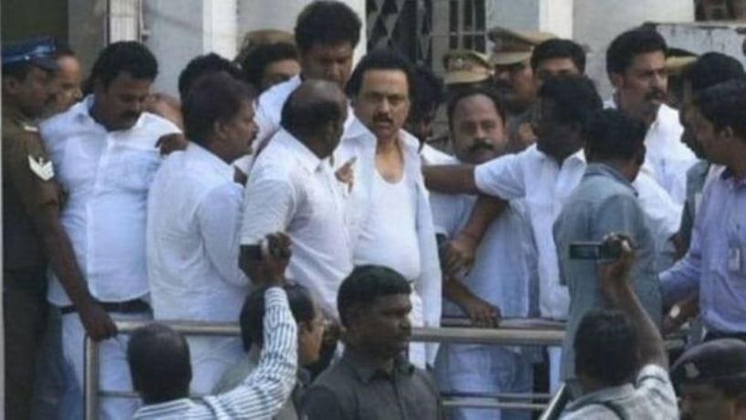 tamil nadu assembly rumpus who bush whose shirt