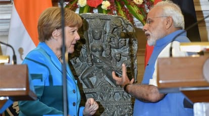 antique statue of mahishasur mardini reached kashmir