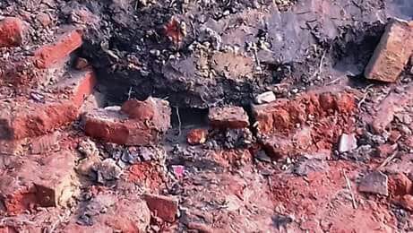 Evidence unearthed Buddhist carpet