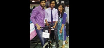 The students created the e-bike battery, will you enjoy the bike