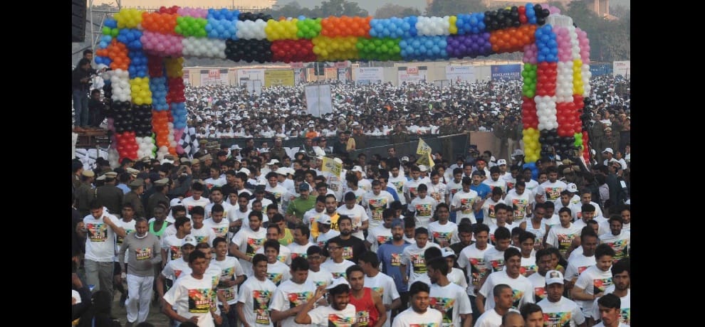 45 thousand people to run a marathon with actor Shakti Kapoor