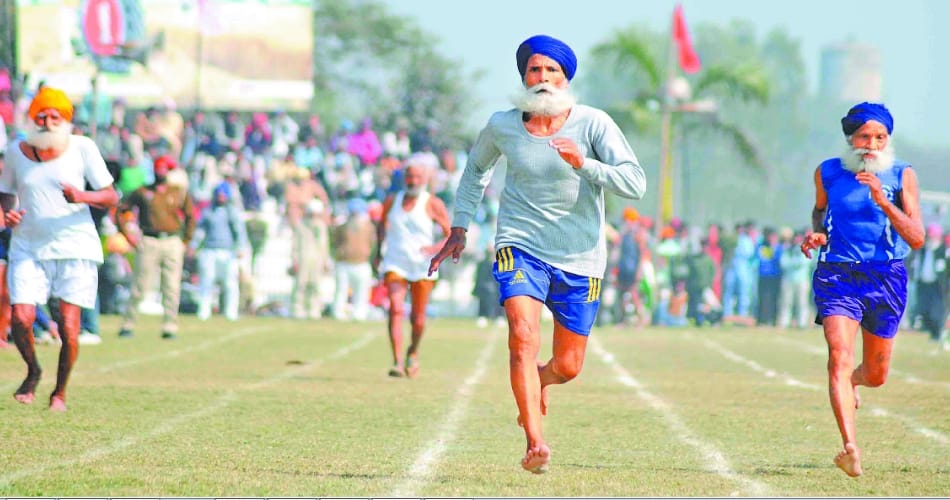 kila raipur mela in ludhiana, last day old people race