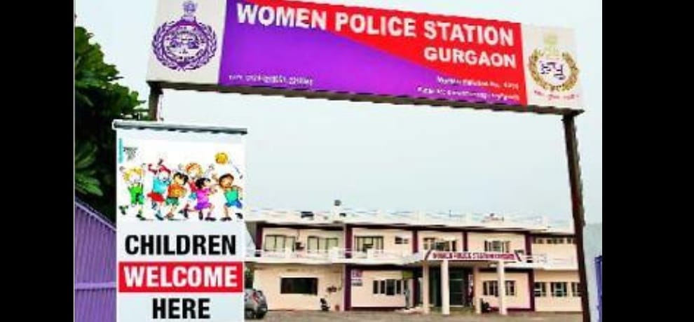 Made for women recruits in the police station in Gurgaon Child Friendly Space