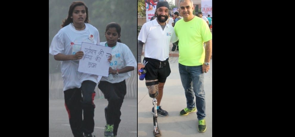 Great-grandparents ran daughter's rights, the Indian Blade Runner, "also made the race