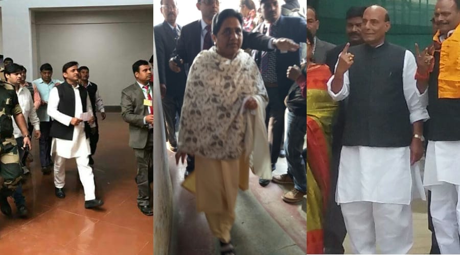 voting in lucknow for assembly election