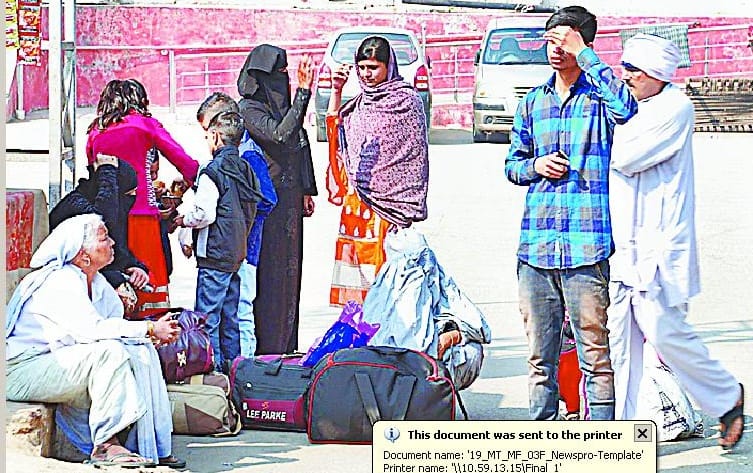 Following the movement of trains deteriorated