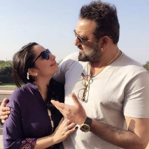 sanjay dutt ride scooter in agra with his family
