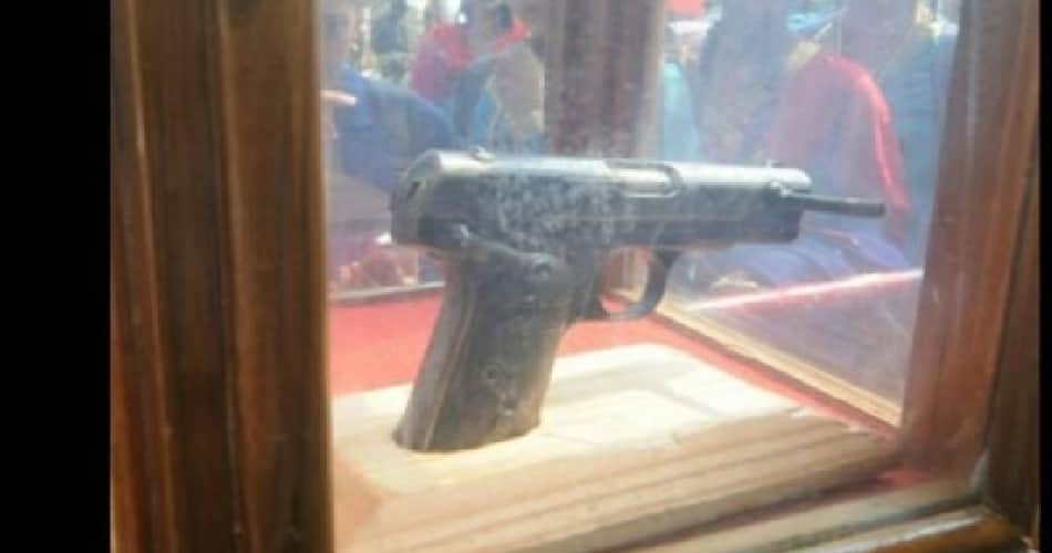Martyr's Day, bhagat singh pistol displayed in hussainiwala border museum