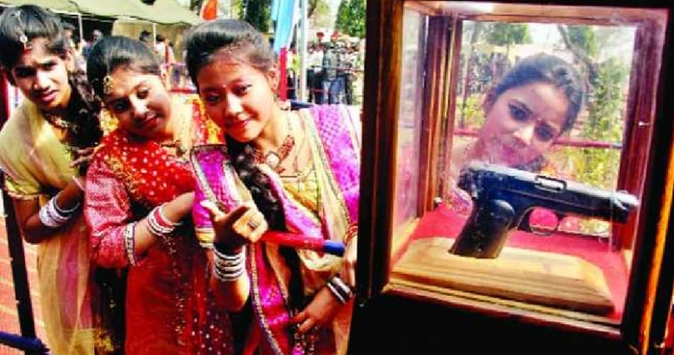 Martyr's Day, bhagat singh pistol displayed in hussainiwala border museum