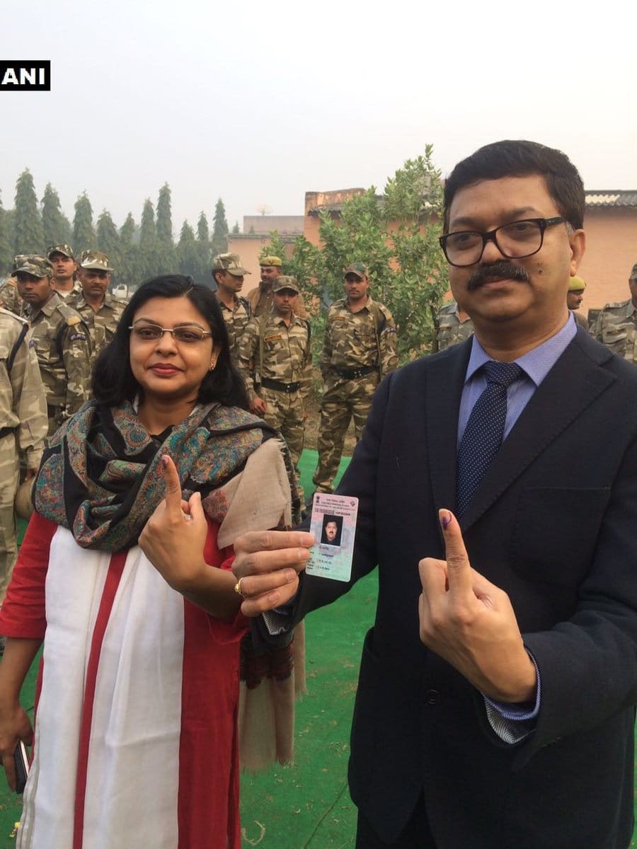 up election 2017:vip has casting their vote