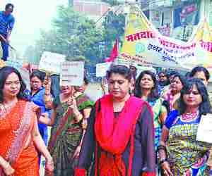 Voter awareness campaign in city