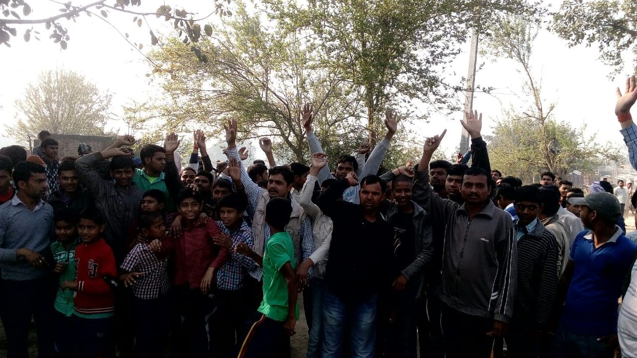 In pics people boycott voting 