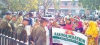 Sanitation in charge of rigging the display, Karnal